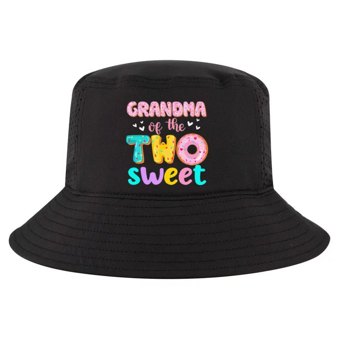 Grandma Of The Two Sweet Donut Birthday Family Theme Cool Comfort Performance Bucket Hat