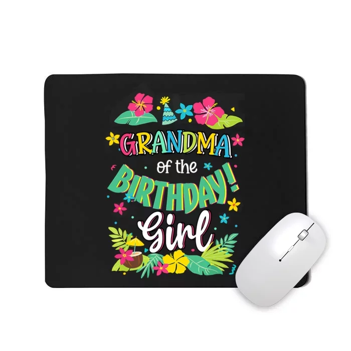 Grandma Of The Birthday Girl Aloha Hawaii Party 1st Mousepad