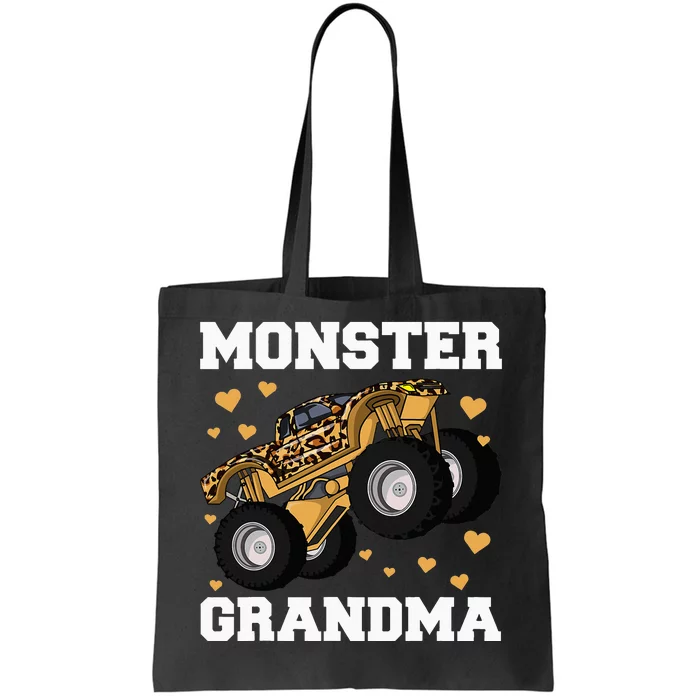 Grandma of the Birthday  Monster Truck Birthday Party Tote Bag