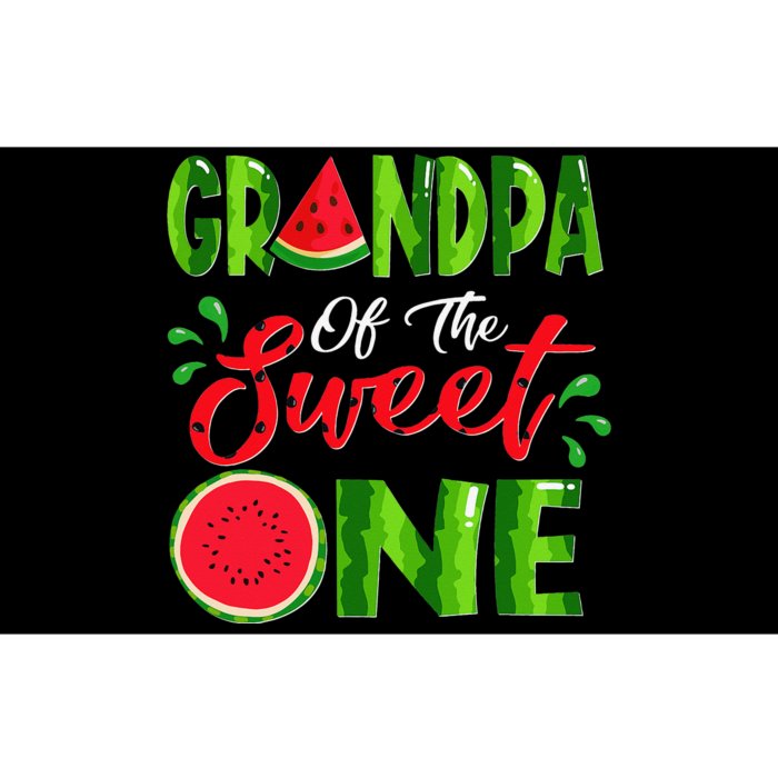 Grandpa Of The Sweet One Birthday Watermelon Matching Family Bumper Sticker