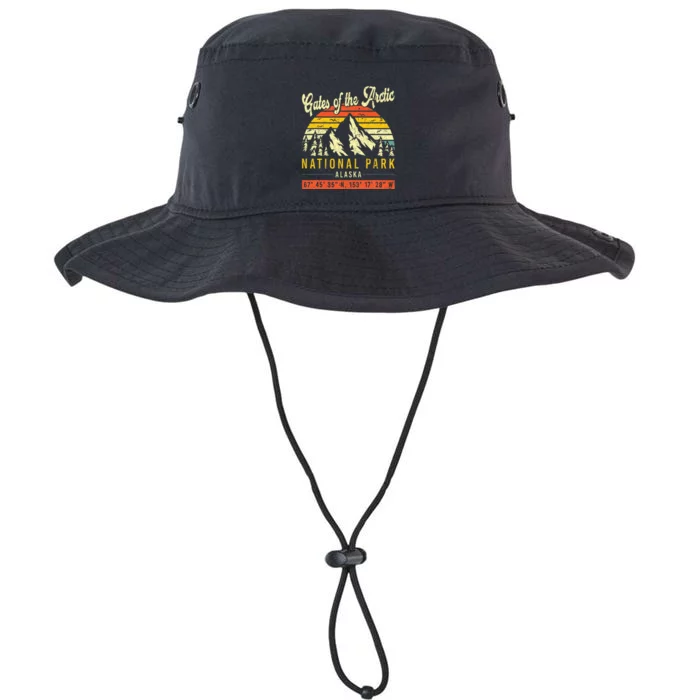 Gates Of The Arctic Vintage Retro Alaska National Park Legacy Cool Fit Booney Bucket Hat