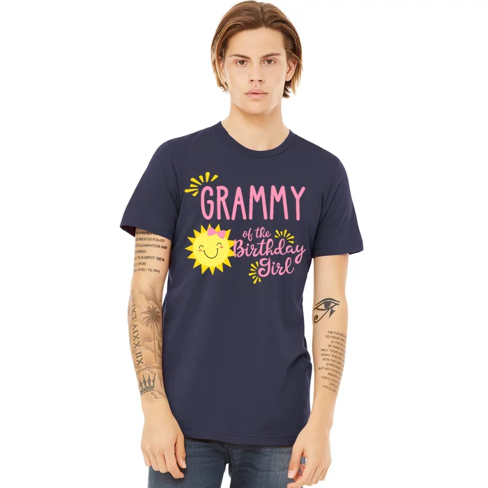 Grammy Of The Birthday Girl 1st Birthday Sunshine Girl Premium T-Shirt