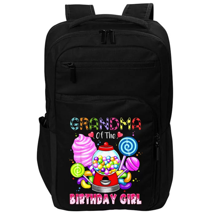 Grandma Of The Birthday Girl Candyland Candy Birthday Party Impact Tech Backpack