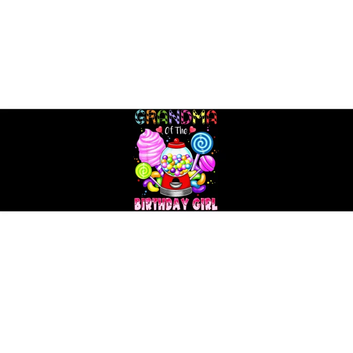 Grandma Of The Birthday Girl Candyland Candy Birthday Party Bumper Sticker