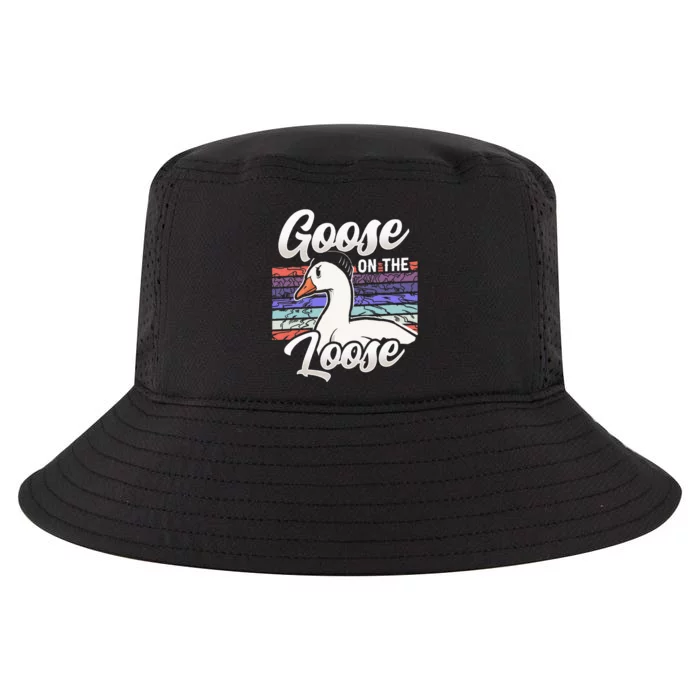 Goose On The Loose Animal Geese Owner Lover Cool Comfort Performance Bucket Hat