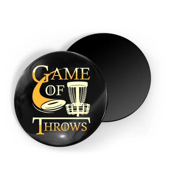 Game of Throws - Disc Golf Player Flying Disc Golfer Magnet