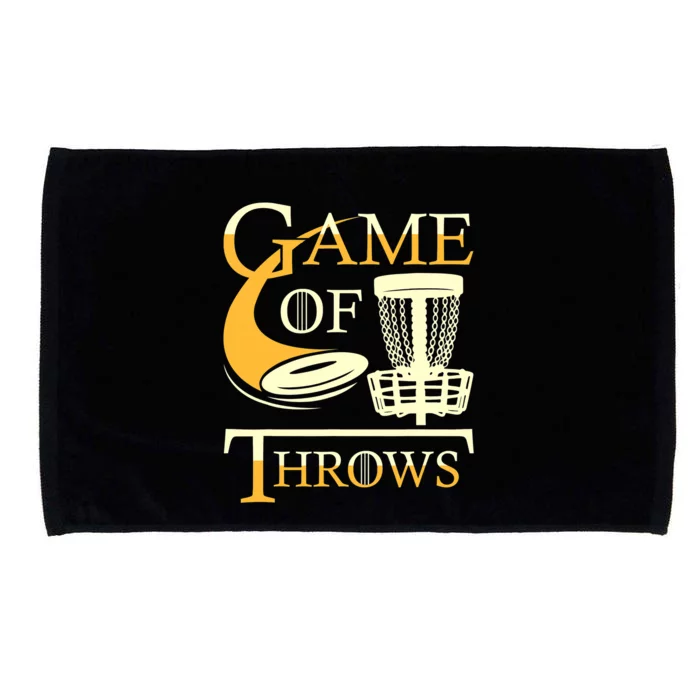 Game of Throws - Disc Golf Player Flying Disc Golfer Microfiber Hand Towel