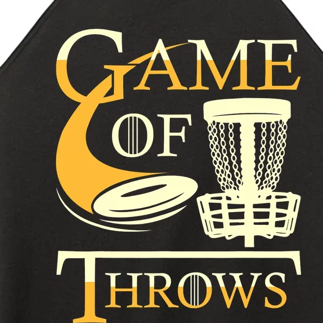 Game of Throws - Disc Golf Player Flying Disc Golfer Women’s Perfect Tri Rocker Tank