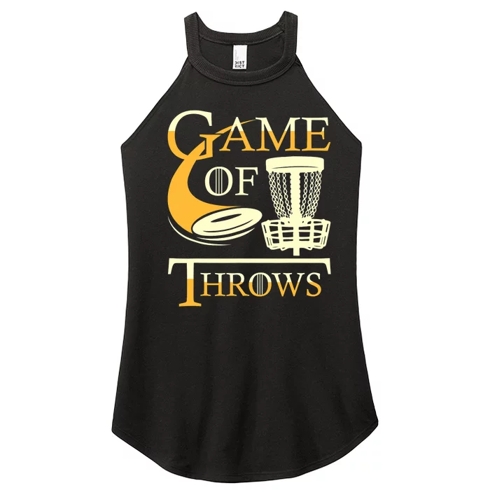 Game of Throws - Disc Golf Player Flying Disc Golfer Women’s Perfect Tri Rocker Tank