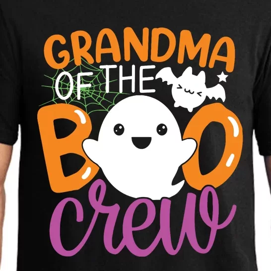 Grandma Of The Boo Crew Halloween Family Matching Pajama Set