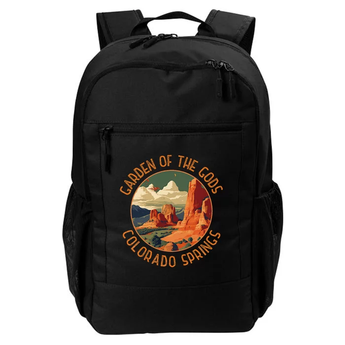 Garden Of The Gods Colorado Springs Distressed Circle Daily Commute Backpack