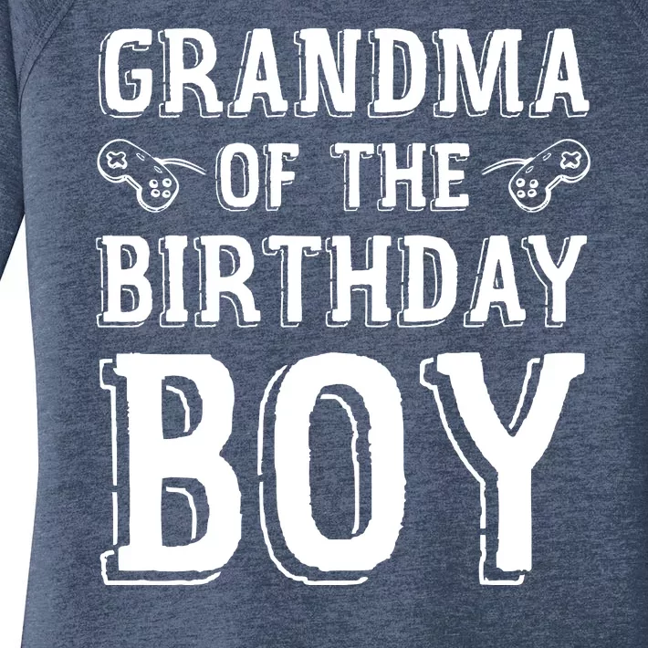 Grandma Of The Birthday Boy Celebration Women's Perfect Tri Tunic Long Sleeve Shirt