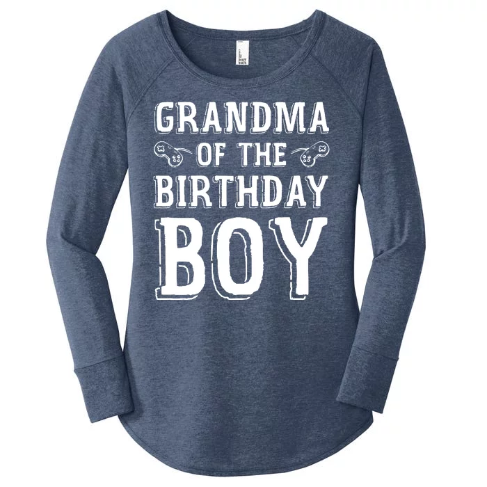 Grandma Of The Birthday Boy Celebration Women's Perfect Tri Tunic Long Sleeve Shirt