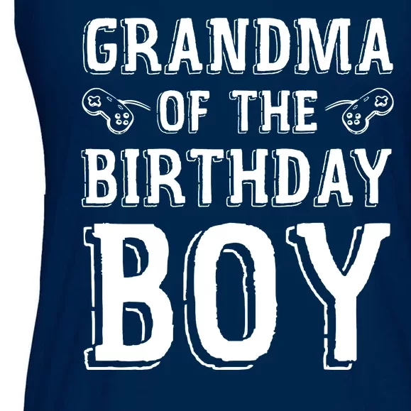 Grandma Of The Birthday Boy Celebration Ladies Essential Flowy Tank