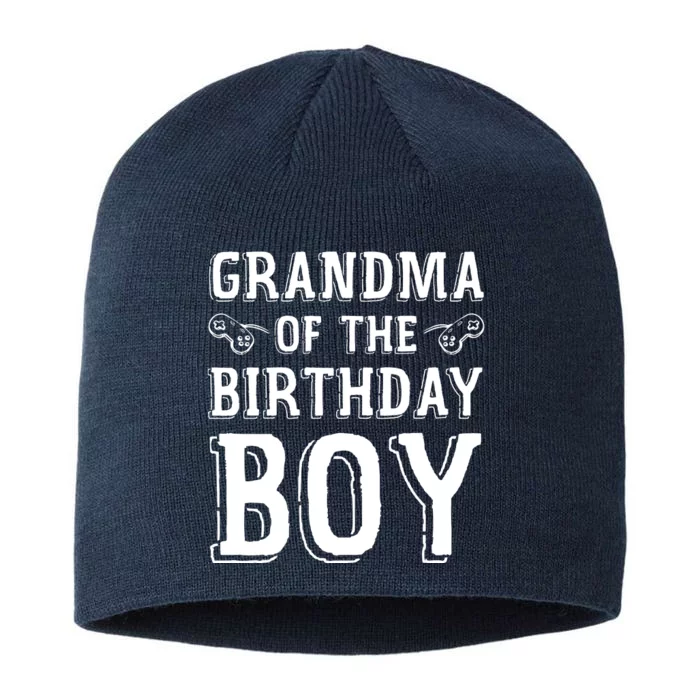 Grandma Of The Birthday Boy Celebration 8 1/2in Sustainable Knit Beanie