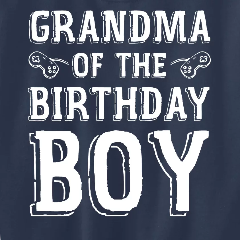 Grandma Of The Birthday Boy Celebration Kids Sweatshirt