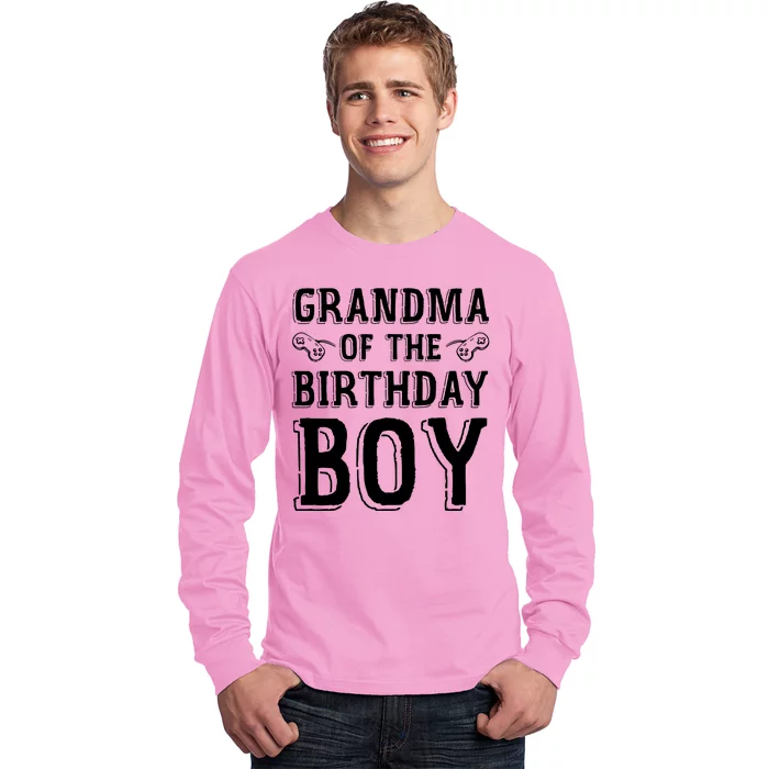 Grandma Of The Birthday Boy Celebration Long Sleeve Shirt