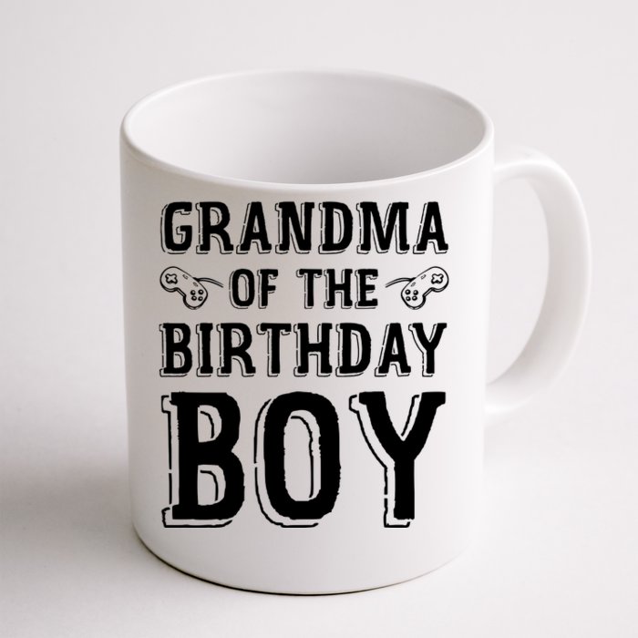 Grandma Of The Birthday Boy Celebration Front & Back Coffee Mug