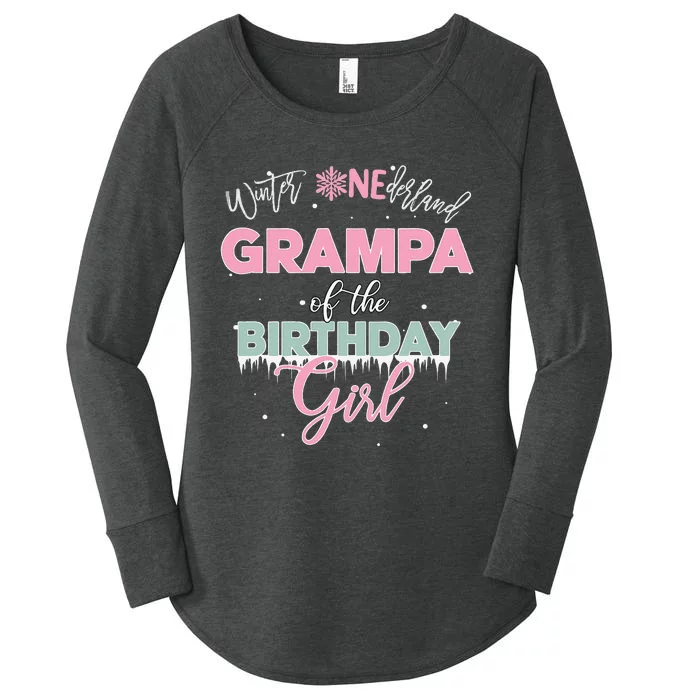 Grampa Of The Birthday Winter Onederland Family Women's Perfect Tri Tunic Long Sleeve Shirt