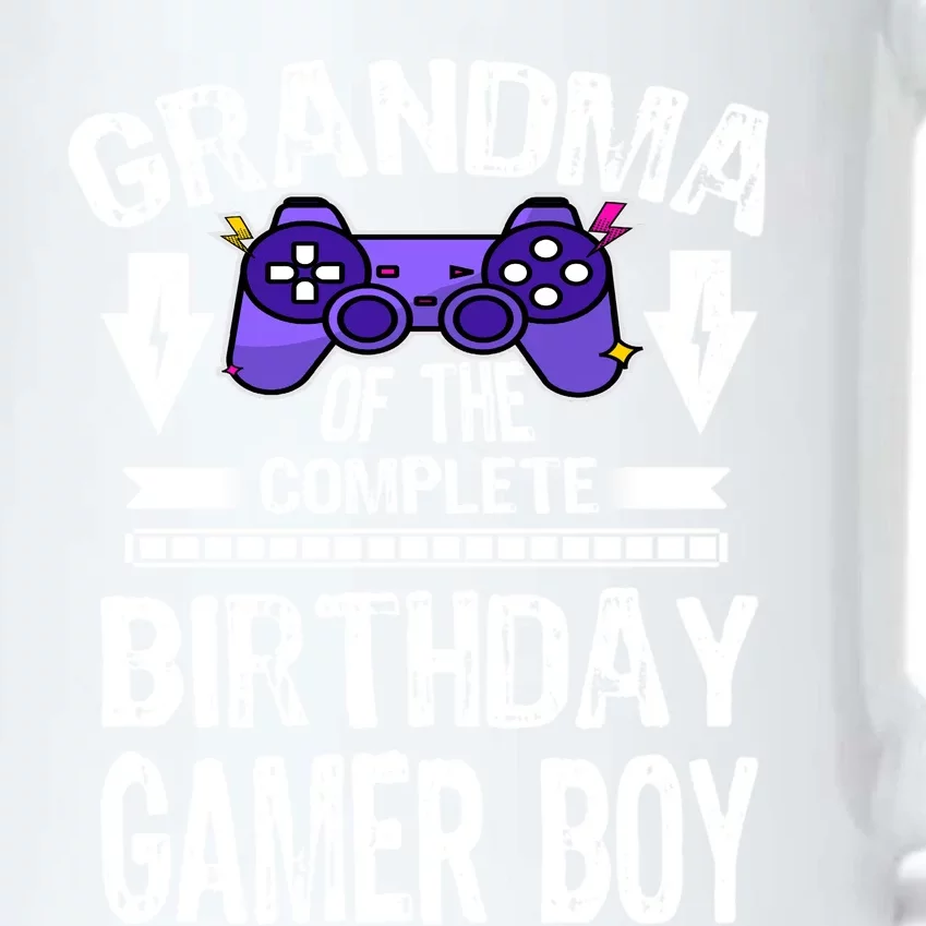 Grandma Of The Birthday Gamer Black Color Changing Mug