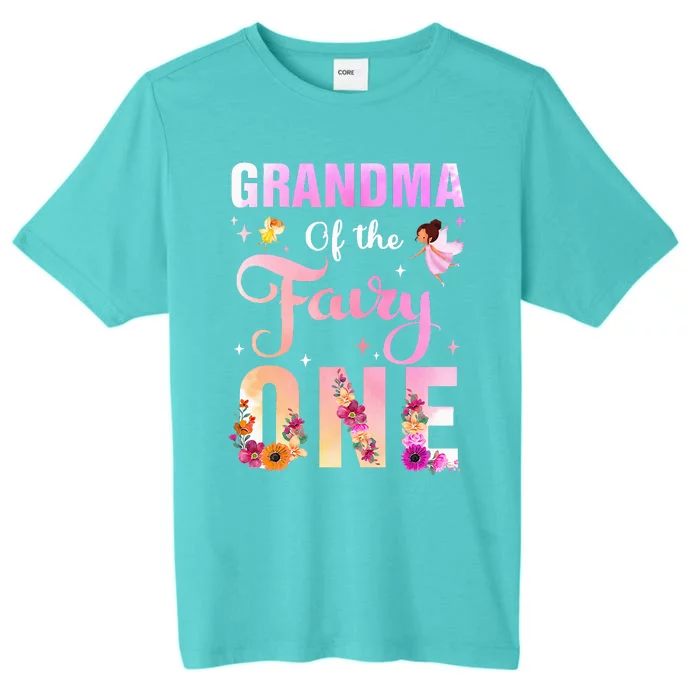 Grandma Of The Fairy One 1St Birthday Party Decoration ChromaSoft Performance T-Shirt