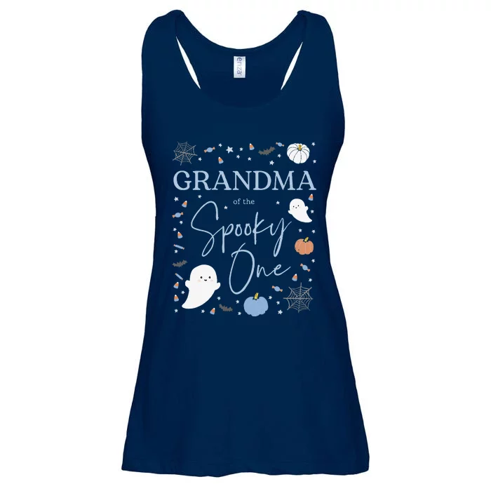 Grandma Of The Spooky One First Birthday 1st Halloween Ladies Essential Flowy Tank