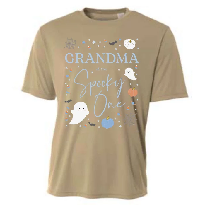 Grandma Of The Spooky One First Birthday 1st Halloween Cooling Performance Crew T-Shirt