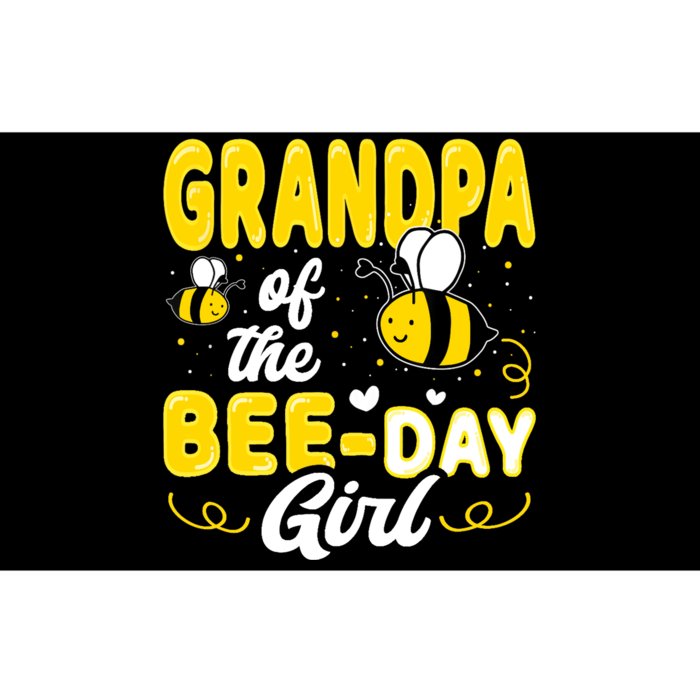 Grandpa Of The Bee Day Girl Hive Party Matching Birthday Bumper Sticker