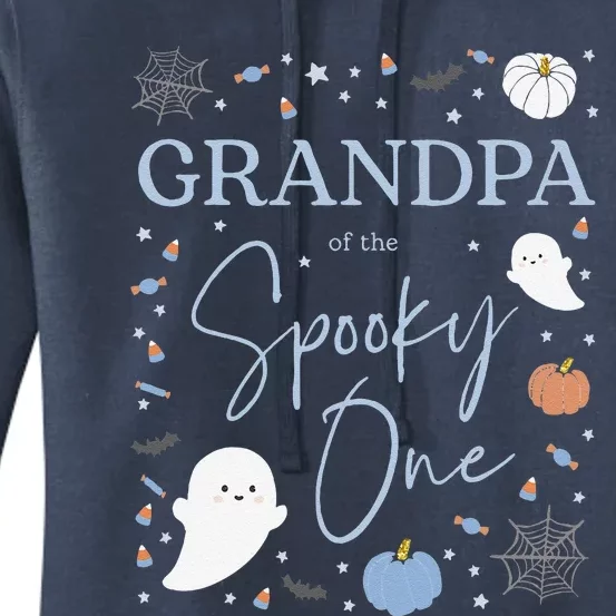 Grandpa Of The Spooky One First Birthday 1st Halloween Women's Pullover Hoodie