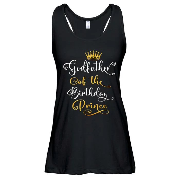 Godfather Of The Birthday Prince Bday Party Ladies Essential Flowy Tank