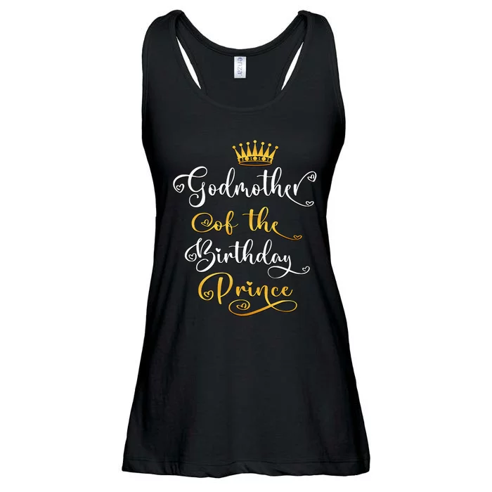 Godmother Of The Birthday Prince Bday Party Ladies Essential Flowy Tank