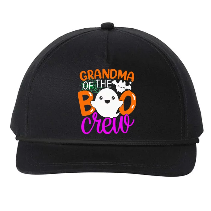 Grandma Of The Boo Crew Halloween Family Matching Snapback Five-Panel Rope Hat