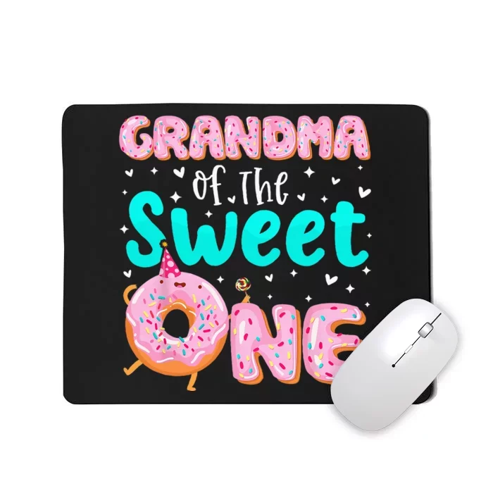 Grandma Of The Sweet One 1st Birthday Donut Theme Family Mousepad