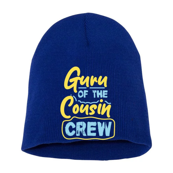 Guru Of The Cousin Crew Great Gift Short Acrylic Beanie