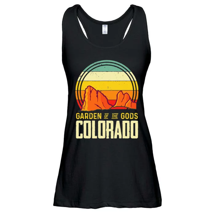 Garden of the Gods National Park Colorado Souvenir Ladies Essential Flowy Tank