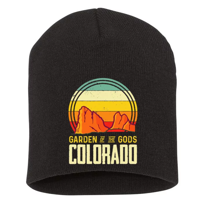 Garden of the Gods National Park Colorado Souvenir Short Acrylic Beanie