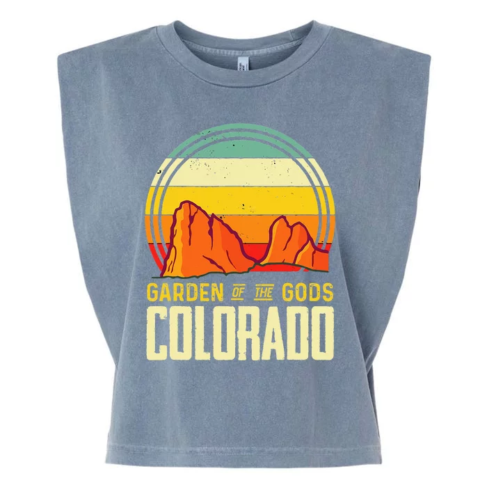 Garden of the Gods National Park Colorado Souvenir Garment-Dyed Women's Muscle Tee