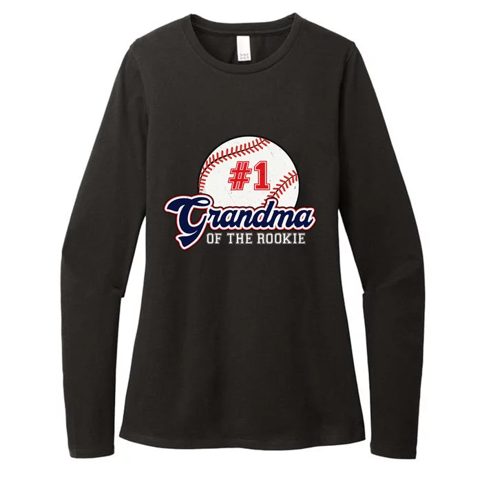 Grandma of the Rookie Rookie of the Year Baseball Nana Womens CVC Long Sleeve Shirt