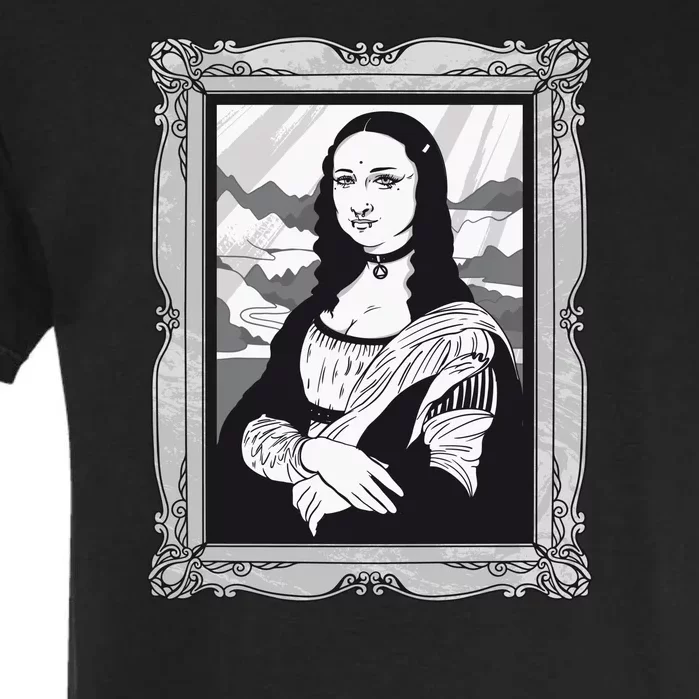 Gothic Mona Lisa Garment-Dyed Heavyweight T-Shirt