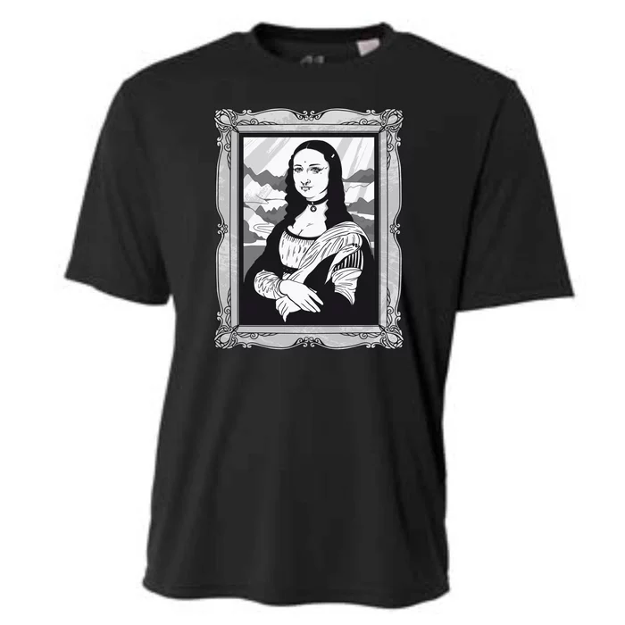 Gothic Mona Lisa Cooling Performance Crew T-Shirt