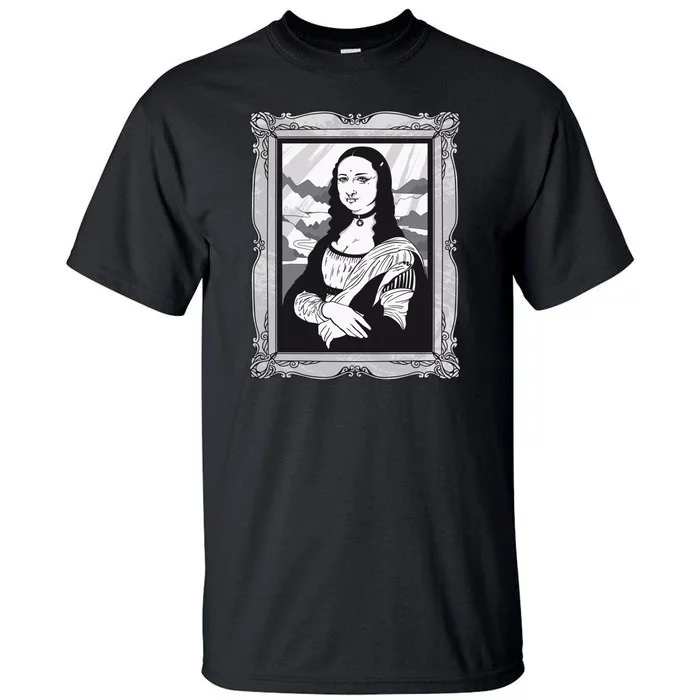 Gothic Mona Lisa Tall T-Shirt