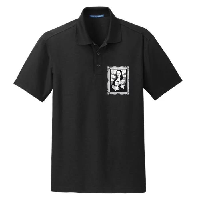 Gothic Mona Lisa Dry Zone Grid Performance Polo