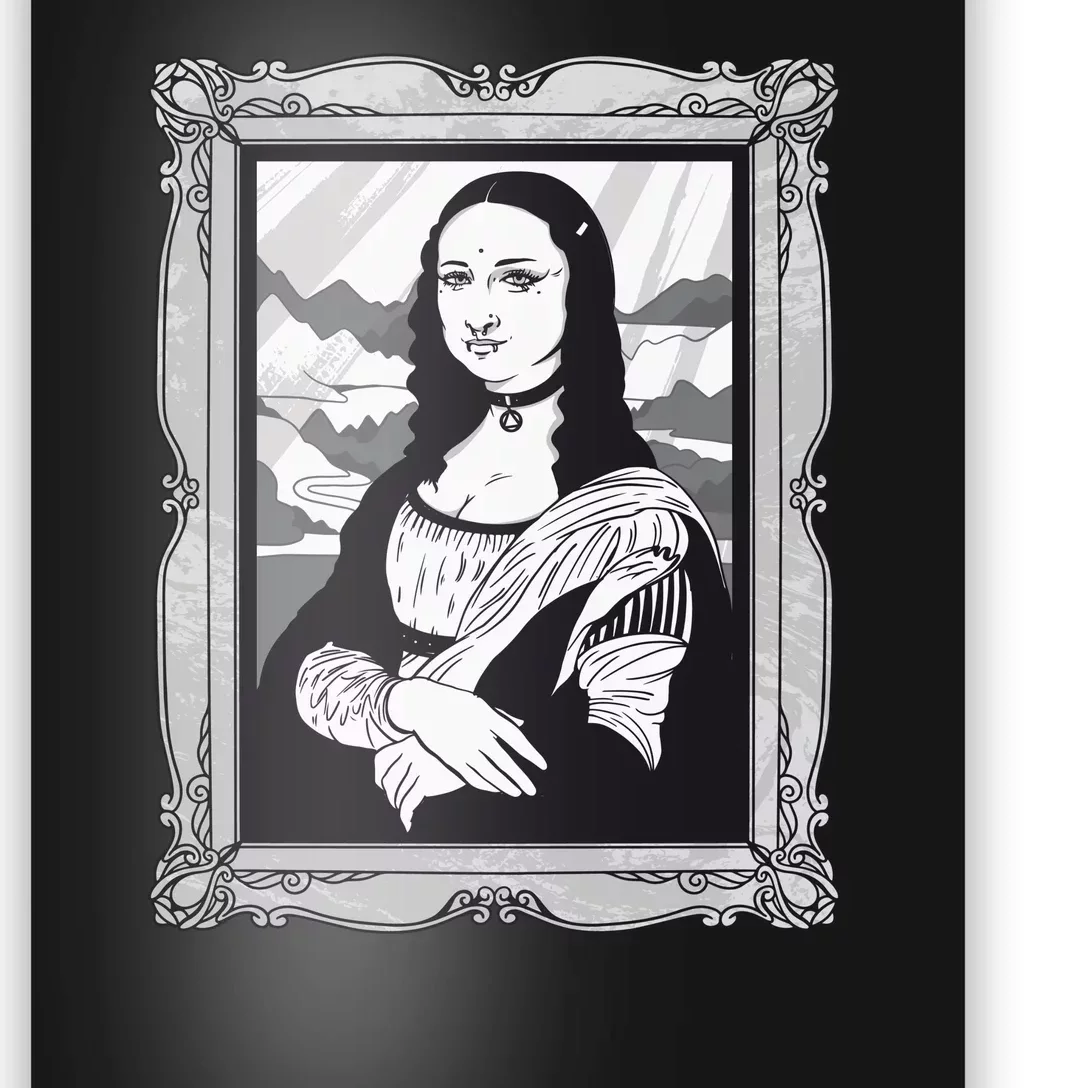 Gothic Mona Lisa Poster