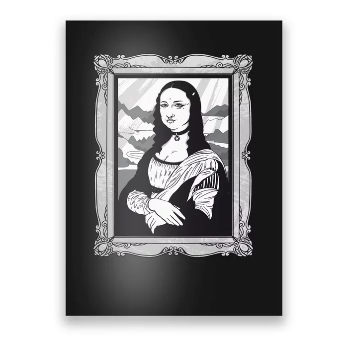 Gothic Mona Lisa Poster