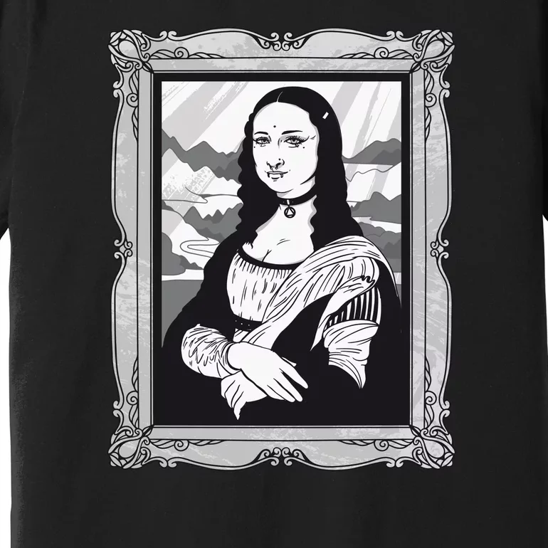 Gothic Mona Lisa Premium T-Shirt