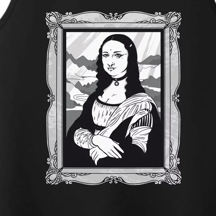 Gothic Mona Lisa Performance Tank