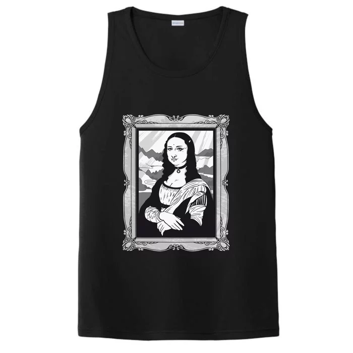 Gothic Mona Lisa Performance Tank