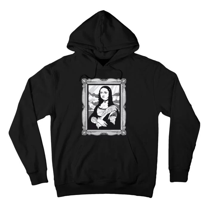 Gothic Mona Lisa Tall Hoodie