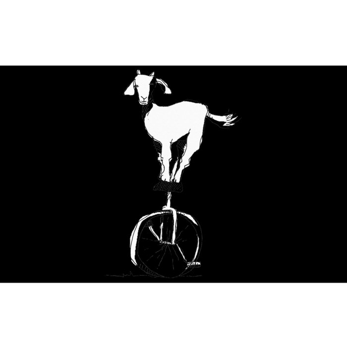 Goat on Unicycle Classic Bumper Sticker