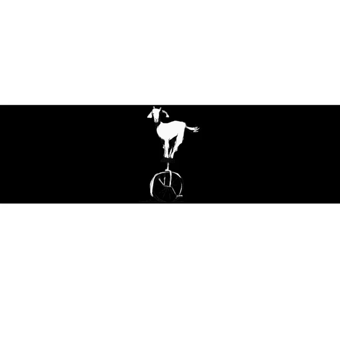 Goat on Unicycle Classic Bumper Sticker